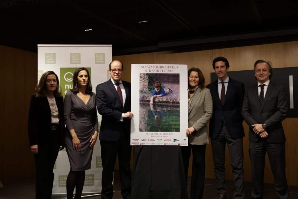 Cartel del Rastrillo 2020 de la Asociación Nuevo Futuro Sevilla