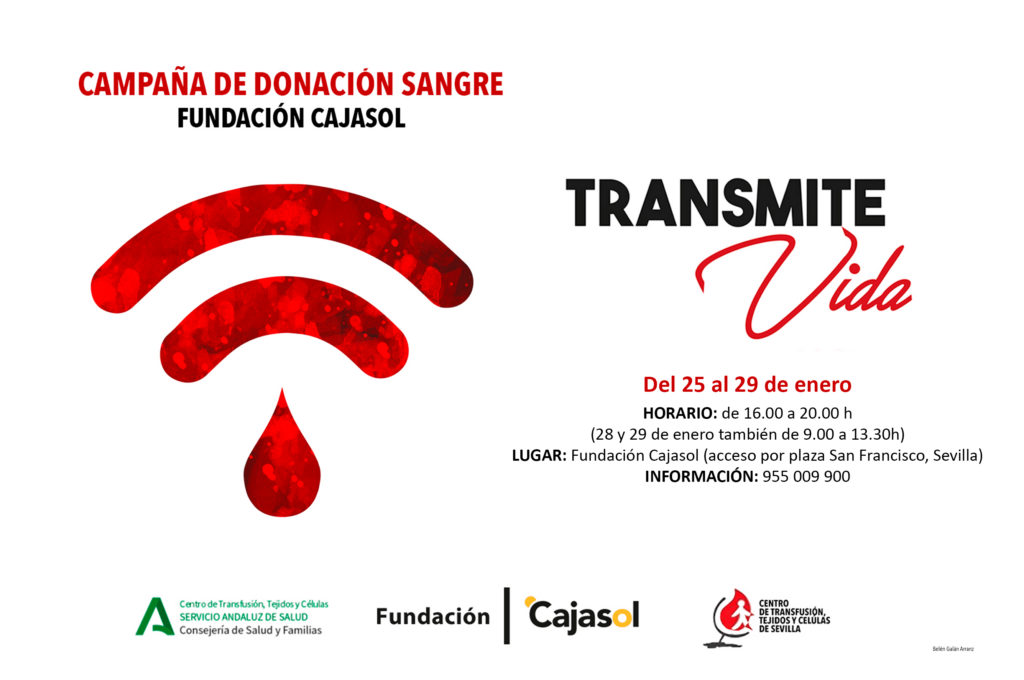 Semana de donación de sangre con la colaboración del Centro de Transfusión, Tejidos y Células de Sevilla