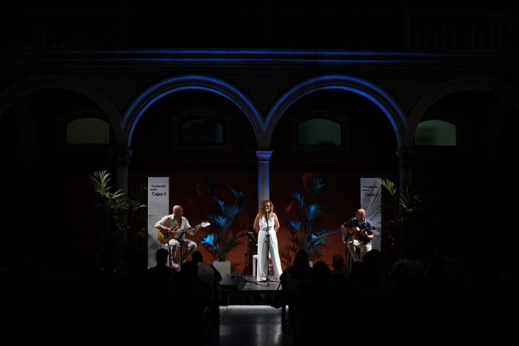 Concierto de Laura Marchena en el ciclo 'Noches de Verano' de la Fundación Cajasol en Sevilla