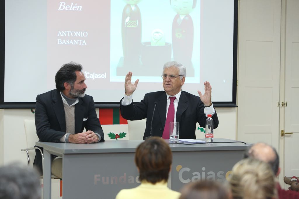 Conferencia de Antonio Basanta sobre 'Las claves del Belén' en la Fundación Cajasol