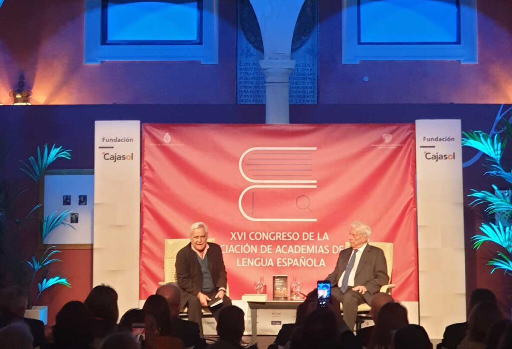 Mario Vargas Llosa, broche de oro al programa cultural del XVI Congreso ASALE en la Fundación Cajasol