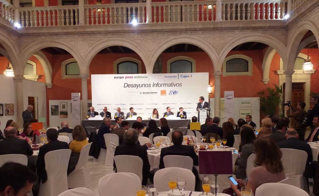 Desayuno Informativo de Europa Press con Teresa Jiménez-Becerril en Sevilla