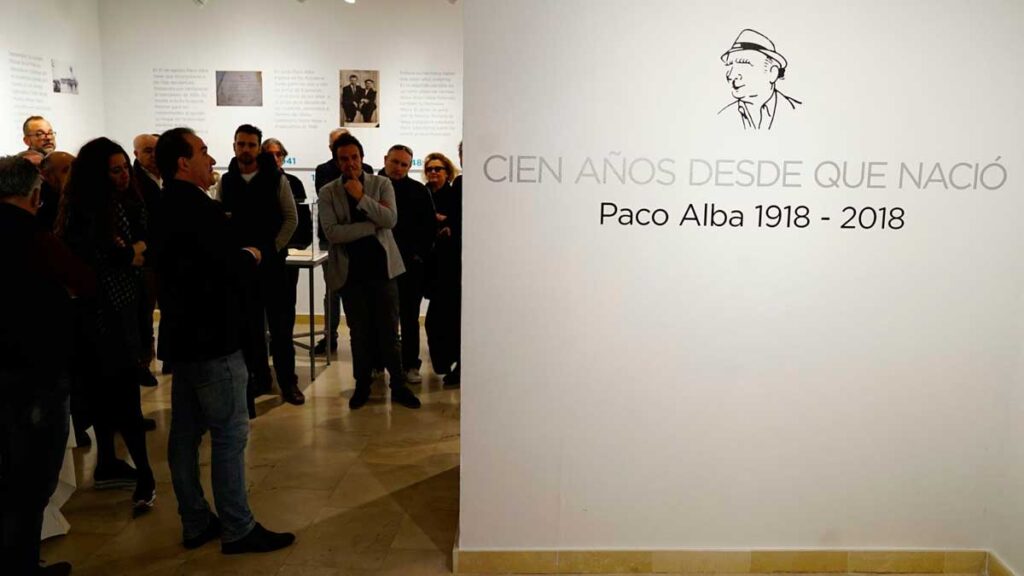 Homenaje a Paco Alba, protagonista del Carnaval de Cádiz 2018, en la Fundación Cajasol