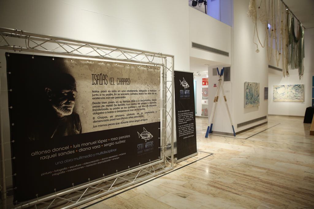 Acceso a la exposición 'Still Waters' en la Sala Murillo de la Fundación Cajasol