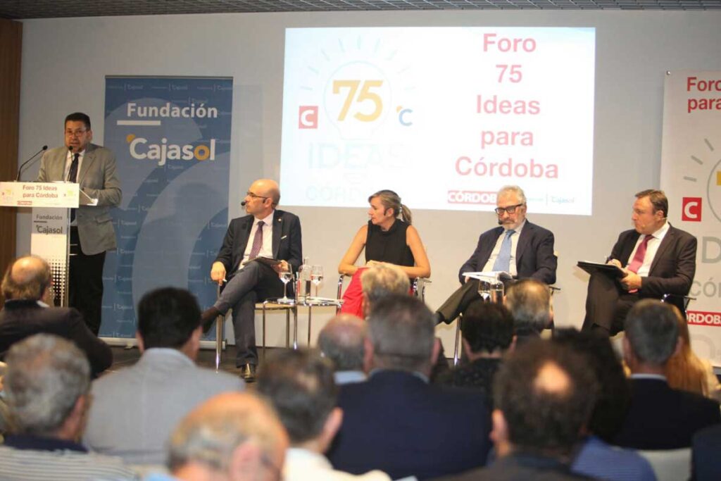 Interesante debate en la segunda sesión del Foro de Debate 75 Ideas de Córdoba desde la Fundación Cajasol