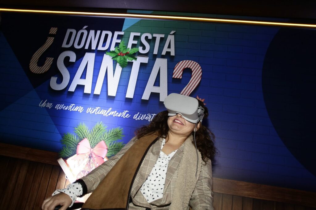 Experiencia de realidad virtual en el Belén de la Fundación Cajasol en Cádiz
