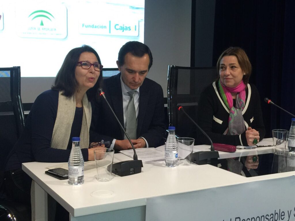 ‘Hablemos de responsabilidad’ en la sede de la Fundación Cajasol en Huelva