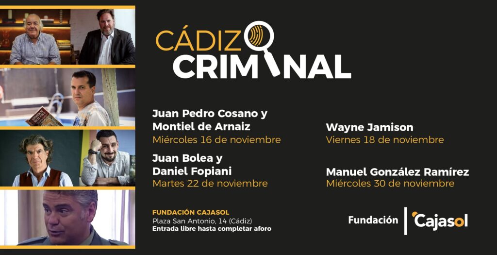 Cádiz Criminal, ciclo de novela negra en Cádiz