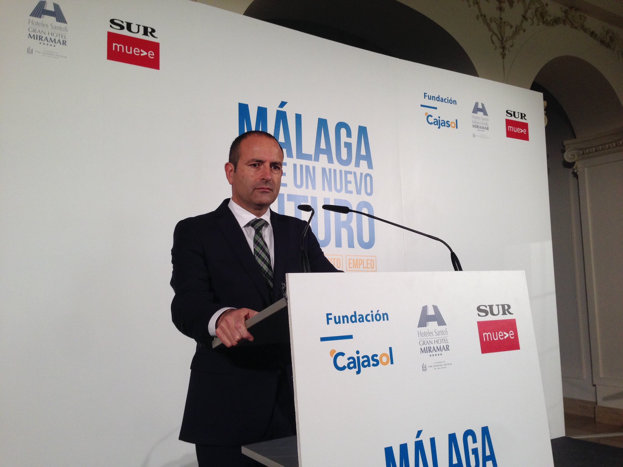 Manuel Castillo, director del Diario Sur,  en 'Málaga ante un nuevo futuro'