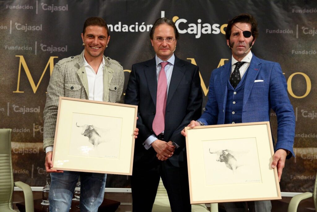 Padilla y Joaquín, en el 38º Mano a Mano de la Fundación Cajasol: «Siempre ha habido un vínculo muy fuerte entre futbolistas y toreros»