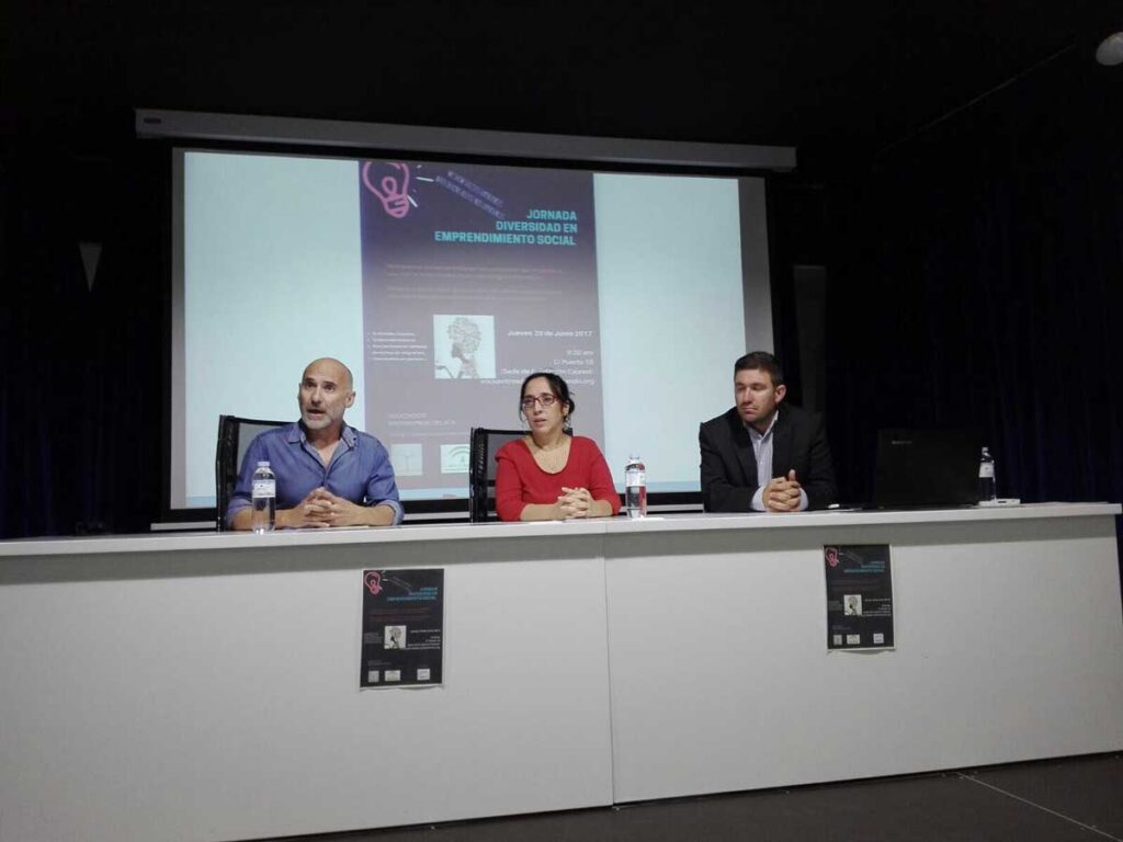 Jornada sobre Diversidad en Emprendimiento Social en la sede de la Fundación Cajasol en Huelva