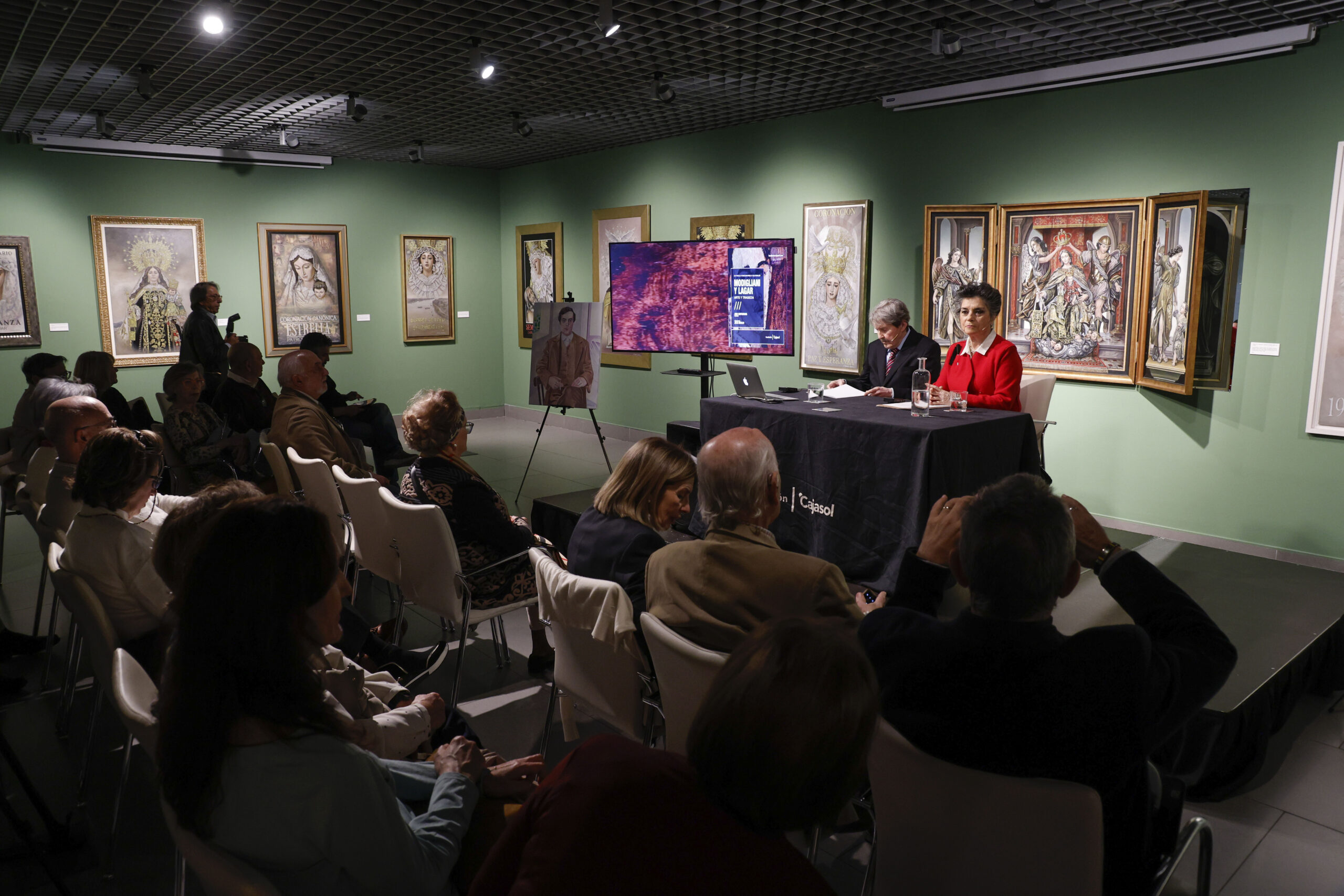 Juan Cantabrana evoca a Modigliani y Lagar en Cajasol Córdoba