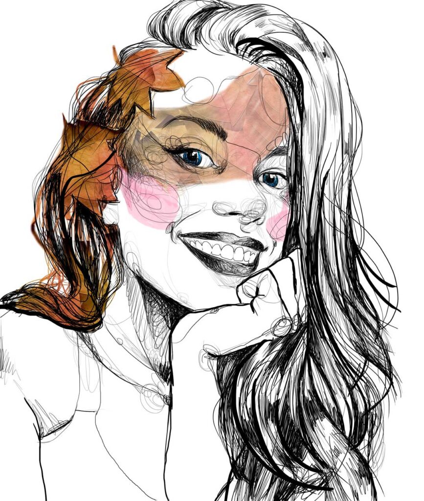 Retrato de 'Ángela', de Lily Vainylla