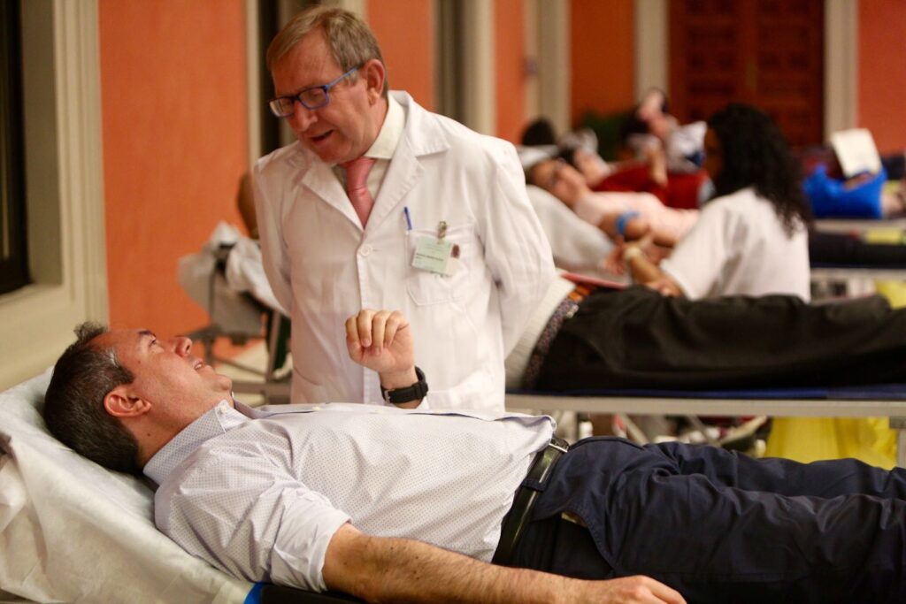 Maratón de donación de sangre en la Fundación Cajasol