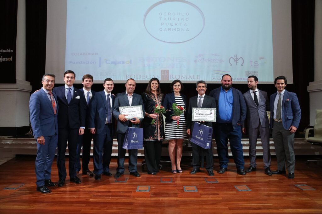 Entrega de los Premios del Círculo Taurino Puerta Carmona en la Fundación Cajasol