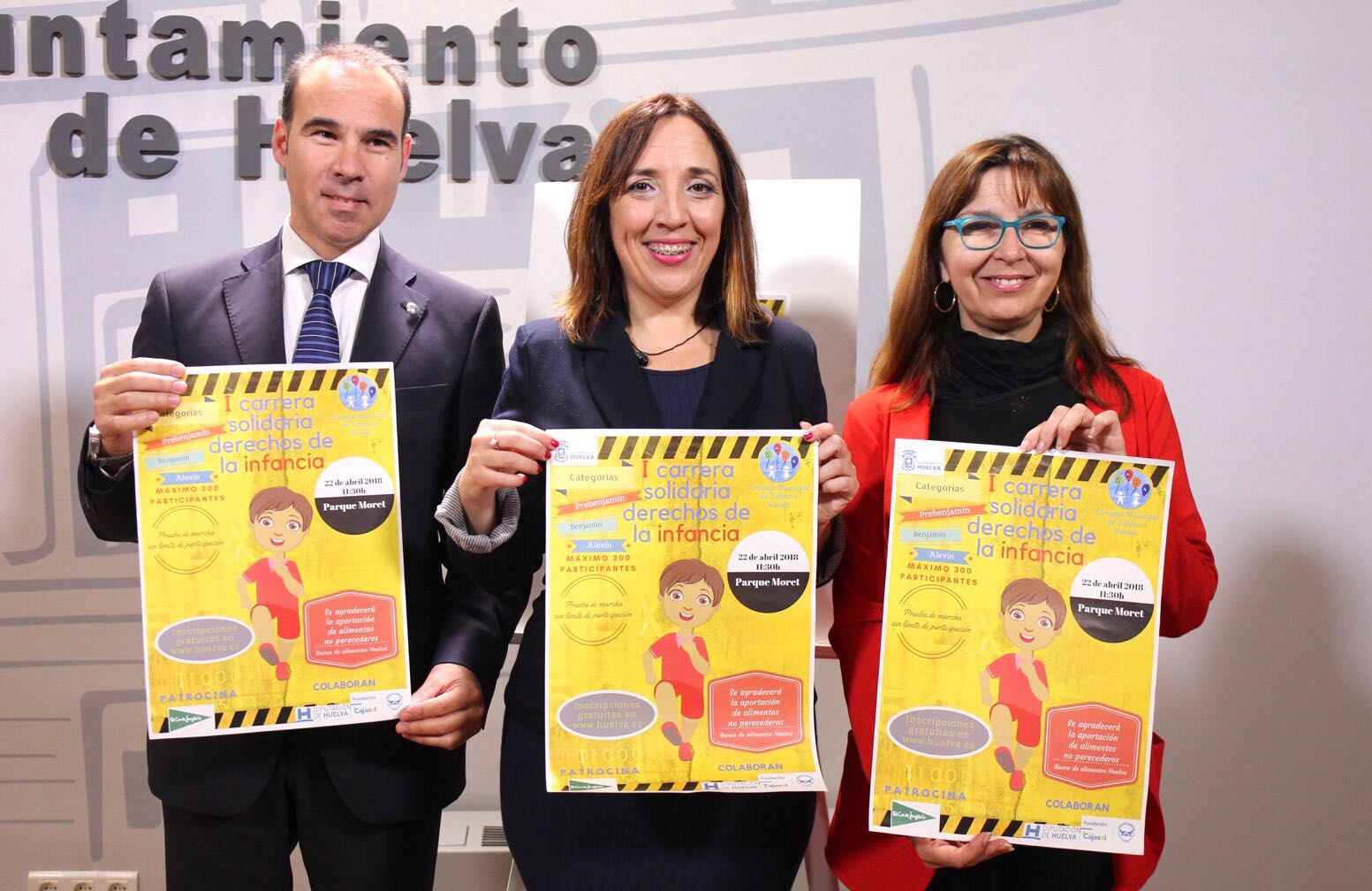 Presentación de la I Carrera Solidaria Derechos de la Infancia en Huelva