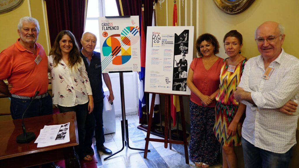 Ana Crismán, David Palomar, Paco Montalvo, El Pele y Manuel Liñán, en el II Estival Flamenco Cádiz