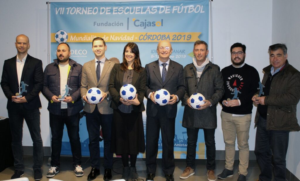 Presentación del VII Torneo de Escuelas de Fútbol 'Mundialito de Navidad' de la Fundación Cajasol