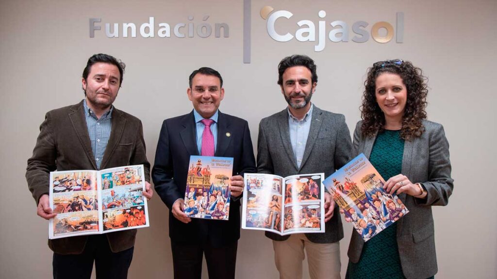 Presentación del cómic ‘Historias de La Valiente’ de la Hermandad de la Estrella, en la Fundación Cajasol