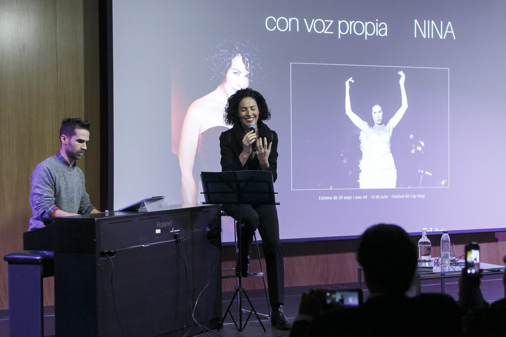 Nina, en la Fundación Cajasol: «Con voz propia es un homenaje a mi oficio»