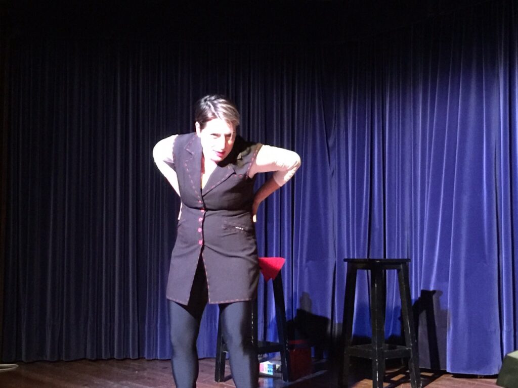 'Rotunda Historia', teatro e improvisación en la sede de la Fundación Cajasol en Huelva