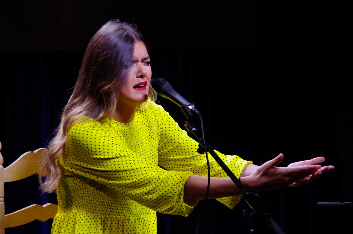 María Vallez en el XIII Ciclo Jóvenes Flamencos de Huelva
